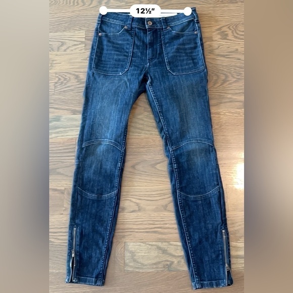 Pilcro & the Letterpress High-rise dennin legging Jeans with Patch Pockets - Picture 9 of 11